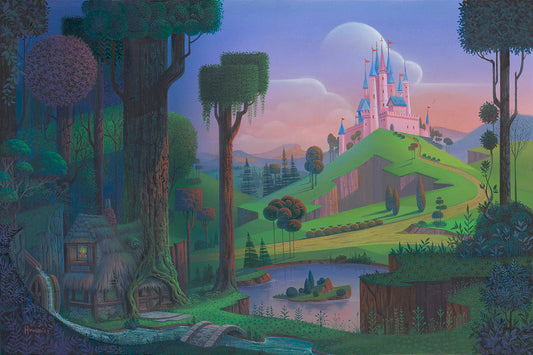 Sleeping Beauty Walt Disney Fine Art Michael Humphries Signed Limited Edition of 50 Print on Canvas Distant Dreams