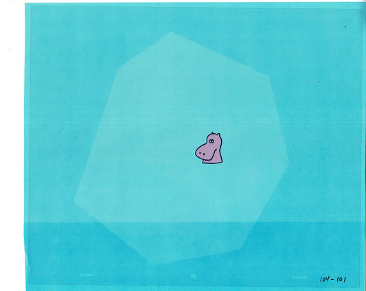 Sesame Street Cel and Drawing Detective The Heavyweight Production Cartoon Ivanick 1989 C-59