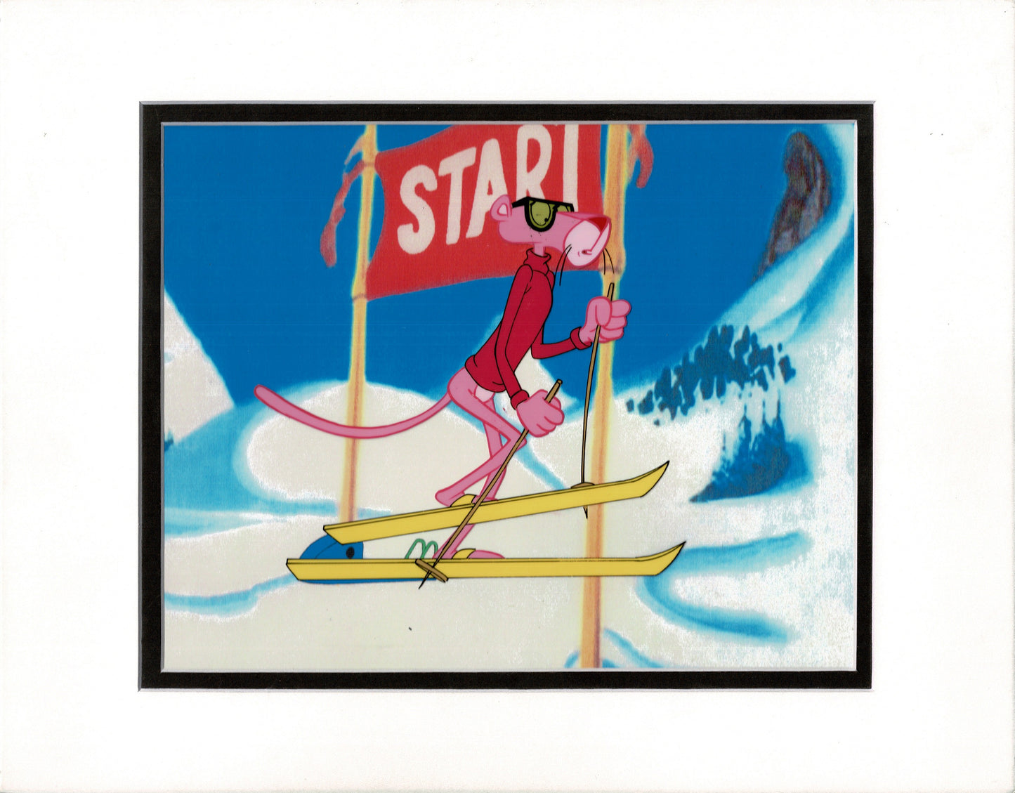 Pink Panther Olym-Pinks Production Cel and Drawing 1980 DePatie Freleng 59