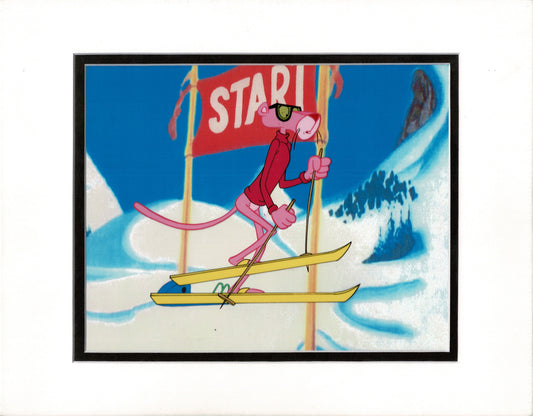 Pink Panther Olym-Pinks Production Cel and Drawing 1980 DePatie Freleng 59
