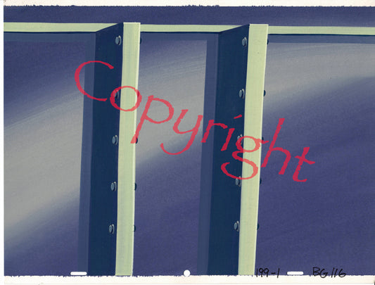 Superfriends Production Animation Background Hanna Barbera 1980 B-05