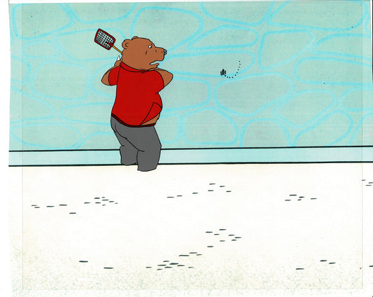 Bear and the Fly Cel and Drawing Production Animation Book by Paula Winter Cartoon by Daniel Ivanick 1985 C-05