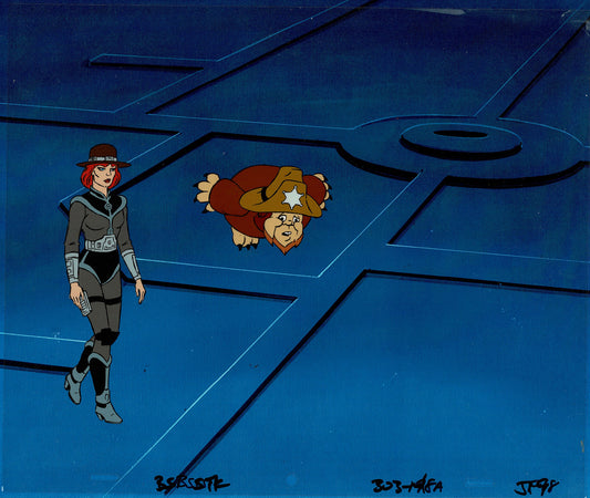 Bravestarr Animation Cartoon Production Cel n Draw Filmation 1987-8 J-05