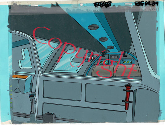 Flash Gordon Background Art Filmation Original Production Animation Art 1979-1982 A-05