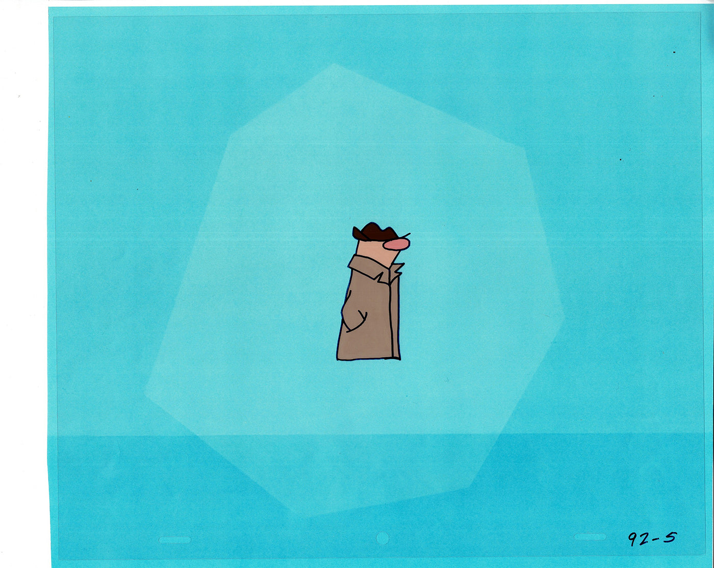 Sesame Street Cel and Drawing Detective The Heavyweight Production Cartoon Ivanick 1989 B-05