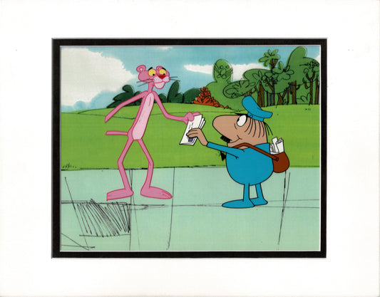 Pink Panther and The Little Man Production Cels and Drawings 1970's DePatie Freleng 2176-5