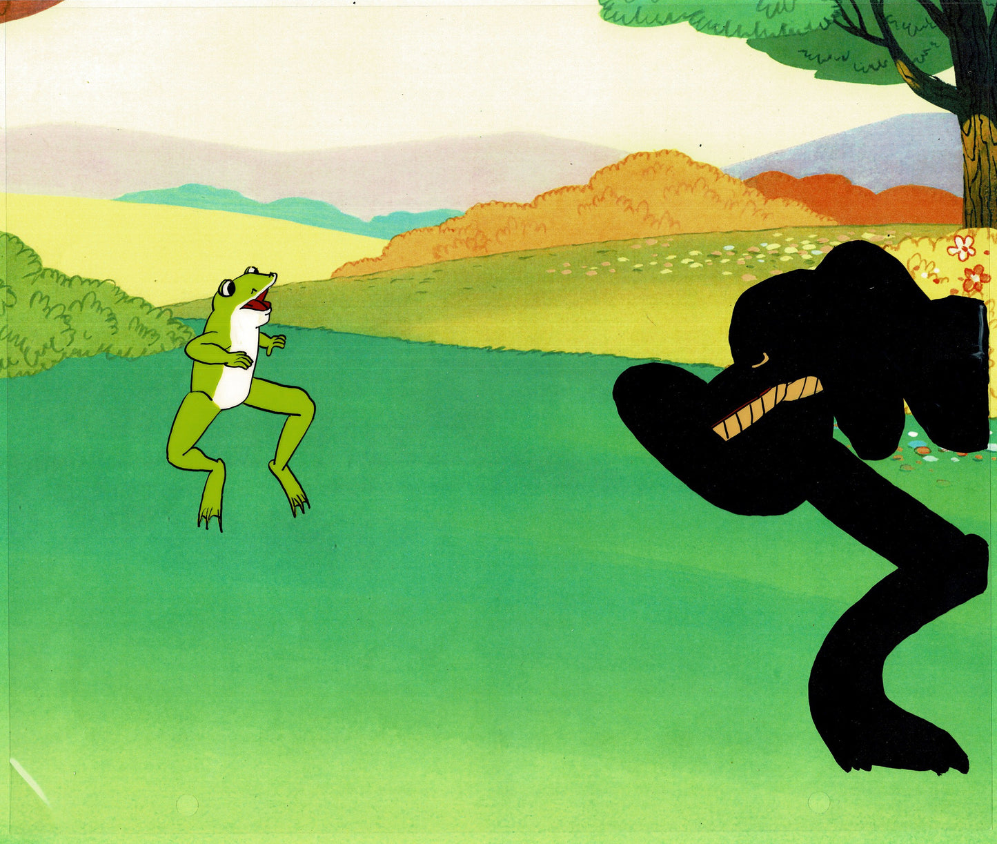 Little Froggy Production Animation Cel and Drawing DMI Ivanick 1970s/80s 66