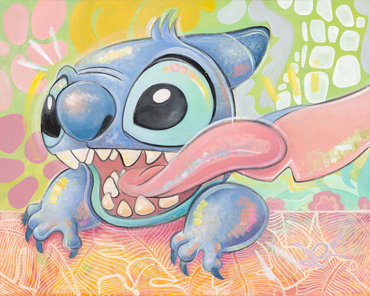 Lilo & Stitch Walt Disney Fine Art Dom Corona Limited Edition of 1500 Treasures on Canvas Print TOC "Windy Stitchuation"
