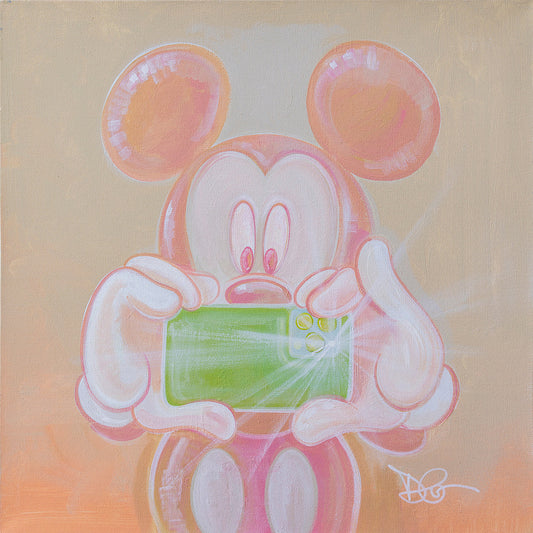 Mickey Mouse Disney Fine Art Dom Corona Signed Limited Edition of 95 on Canvas "Say Cheese"
