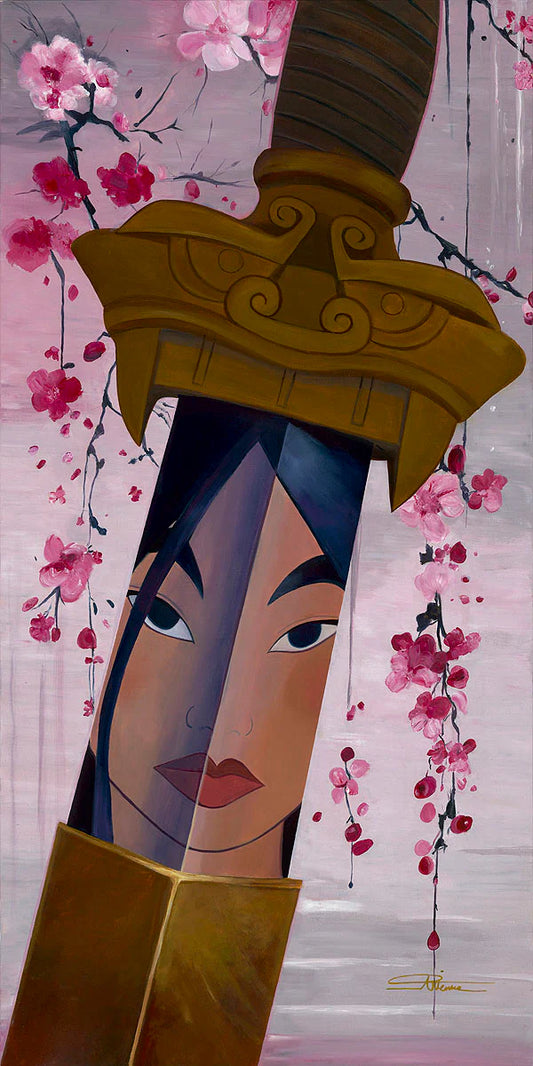 Mulan Walt Disney Fine Art Arienne Boley Signed Limited Edition of 95 Print on Canvas - Loyal Brave True