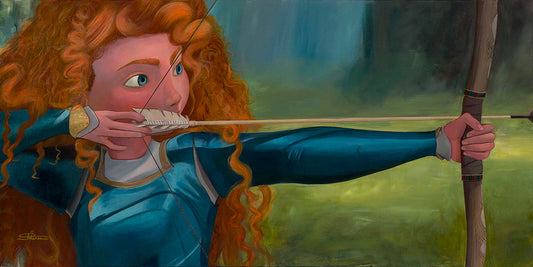 Brave Merida Walt Disney Fine Art Arienne Boley Signed Limited Edition of 95 Print on Canvas - Fate Within Us
