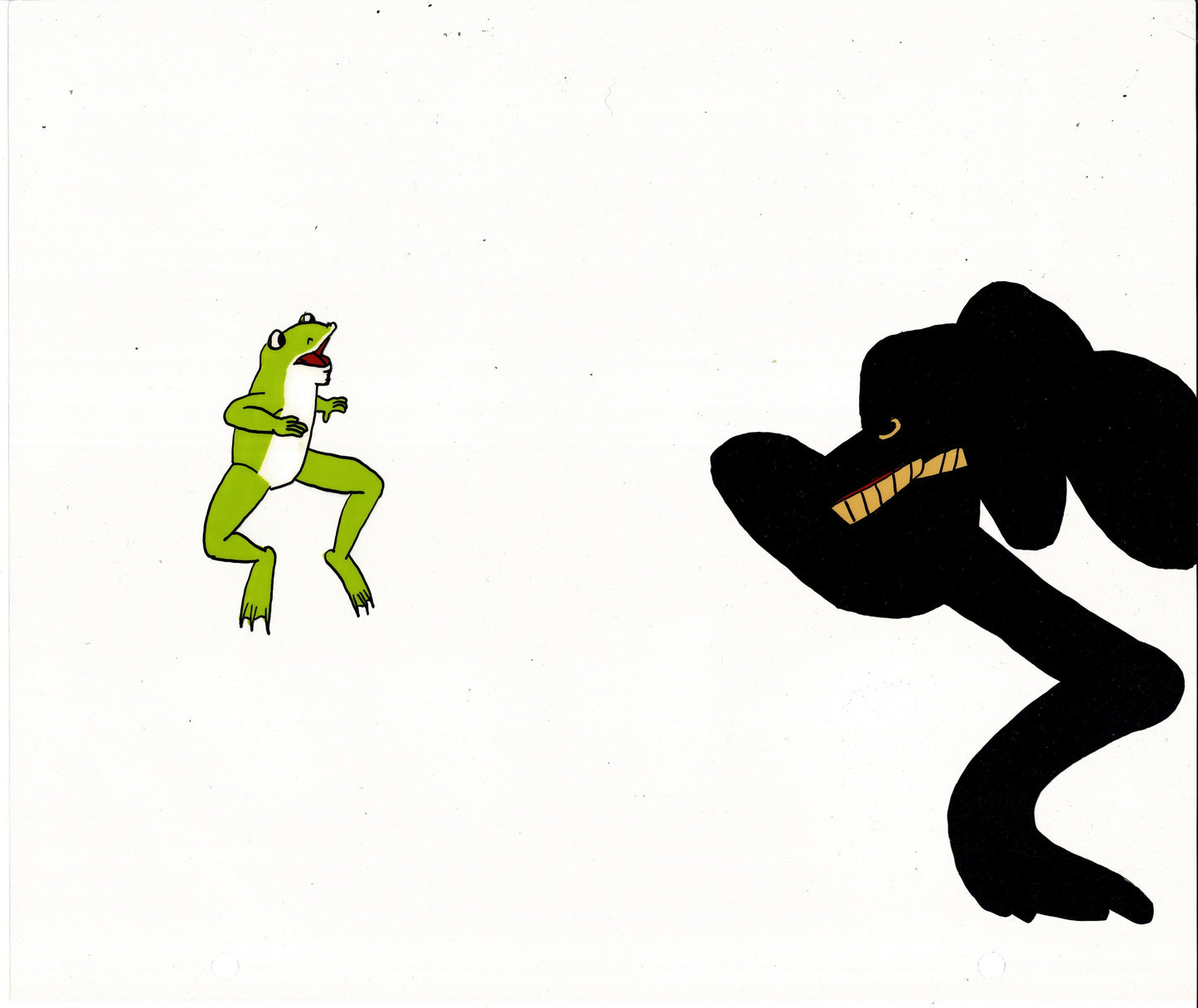 Little Froggy Production Animation Cel and Drawing DMI Ivanick 1970s/80s 68