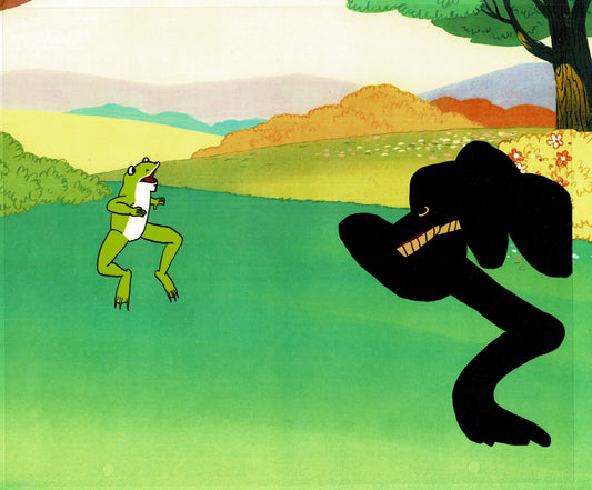 Little Froggy Production Animation Cel and Drawing DMI Ivanick 1970s/80s 68