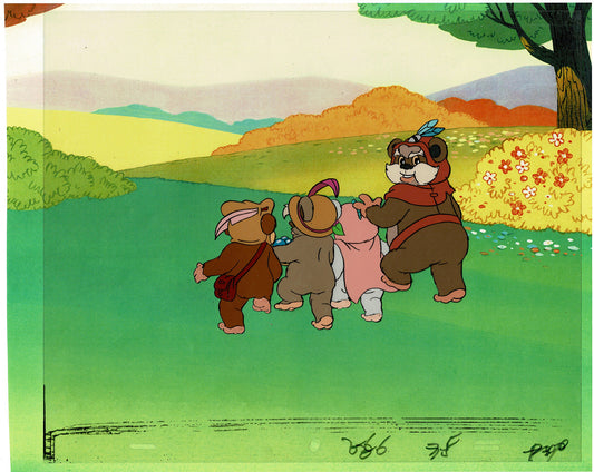 Star Wars: Ewoks Original Production Animation Cel (s) from Lucasfilm F-06