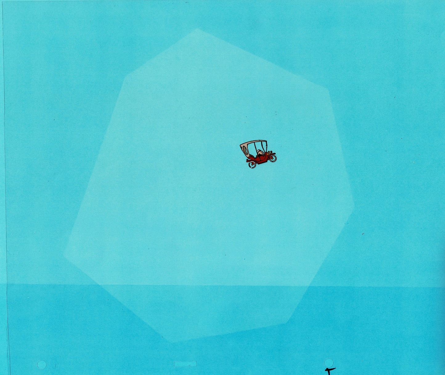 Mr Magoo Original Cartoon Production Animation Art Cel 1977 DePatie-Freleng Collectible Used On Screen s6