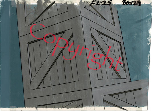 Flash Gordon Background Art Filmation Original Production Animation Art 1979-1982 A-06