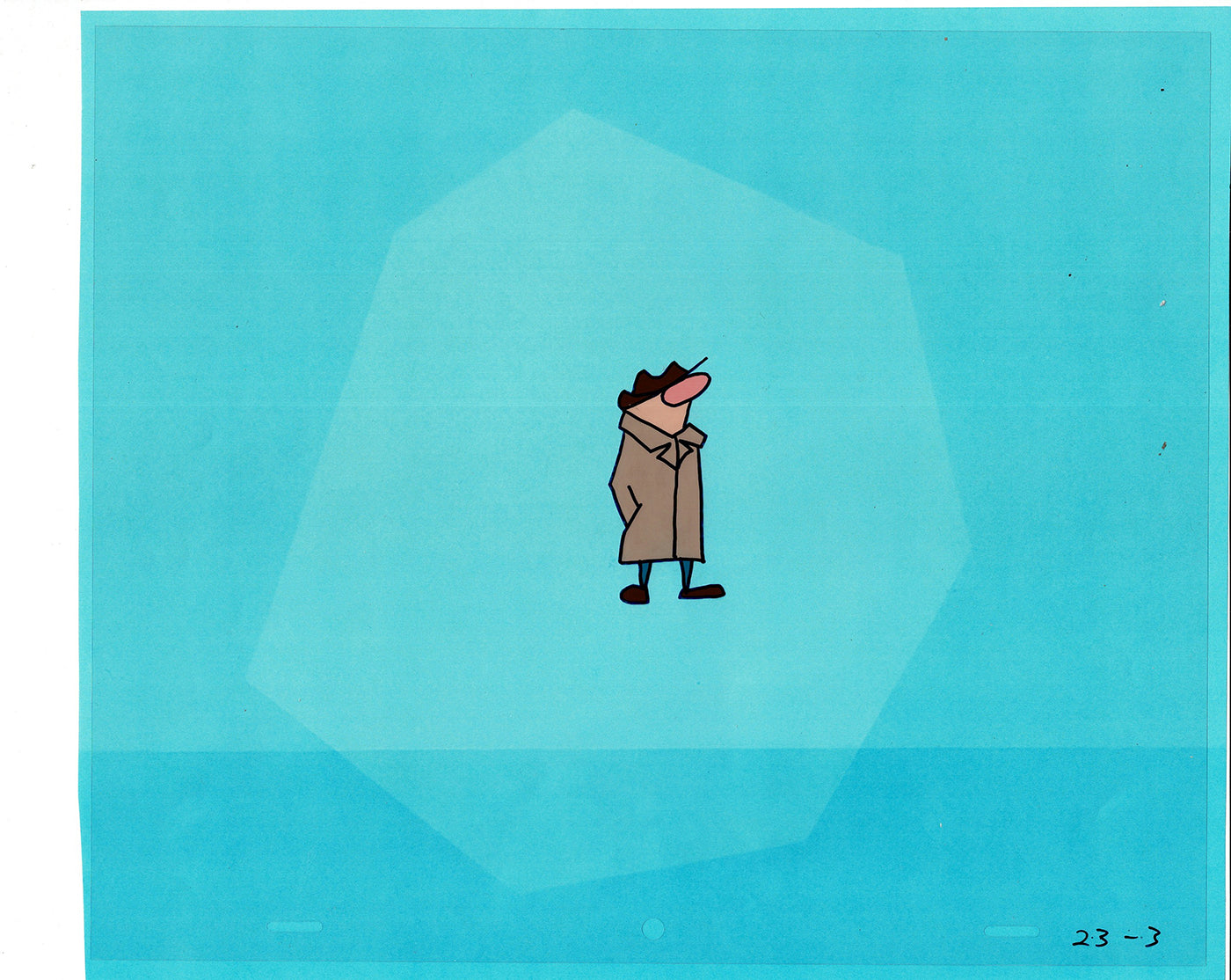 Sesame Street Cel and Drawing Detective Snake Production Cartoon The Coil Case Ivanick 1989 A-06