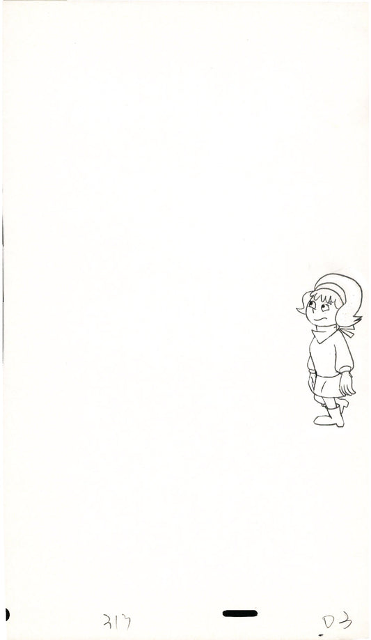 A Pup Named Scooby Doo Hanna Barbera 1988-91 Production Animation Cel Drawing Fragment A06