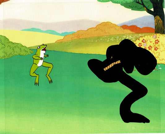 Little Froggy Production Animation Cel and Drawing DMI Ivanick 1970s/80s 76