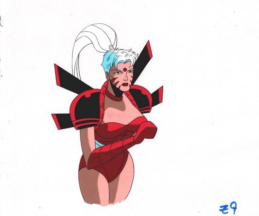 Jim Lee Sexy Zealot WildCATs Production Animation Art Cel Nelvana 1994-5 A-02