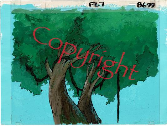 Flash Gordon Background Art Filmation Original Production Animation Art 1979-1982 A-07