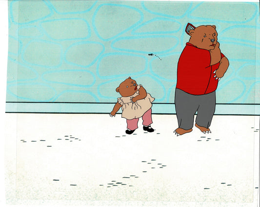 Bear and the Fly Cel and Drawing Production Animation Book by Paula Winter Cartoon by Daniel Ivanick 1985 C-07
