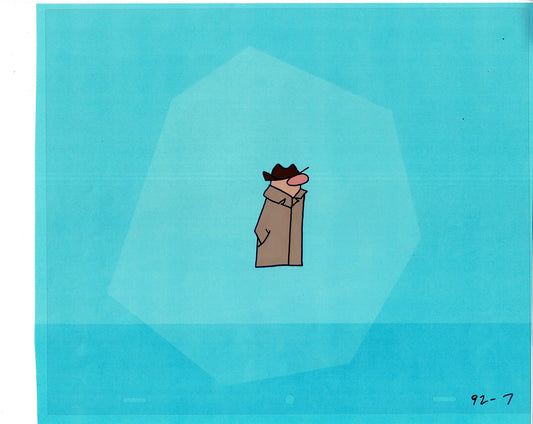 Sesame Street Cel and Drawing Detective The Heavyweight Production Cartoon Ivanick 1989 B-07