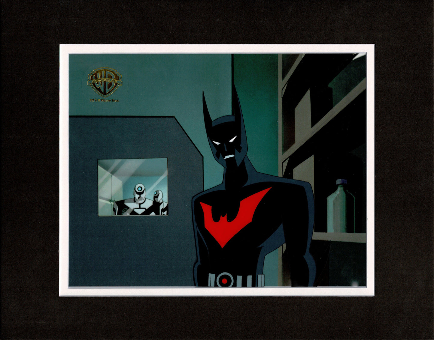 Batman Beyond Original Production Animation Cel Setup Warner Bros DC 1999 Rebirth b