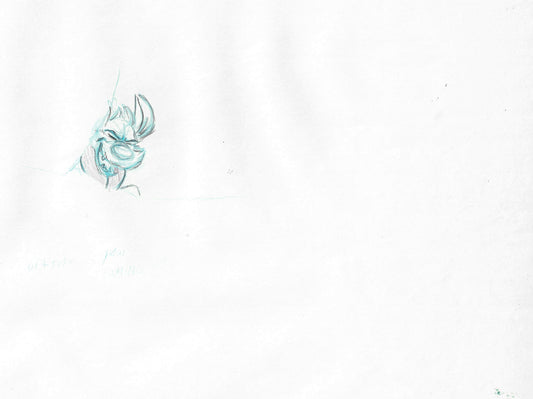 Oliver & Company 1988 DODGER Walt Disney Original Production Animation Drawing B81