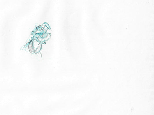 Oliver & Company 1988 DODGER Walt Disney Original Production Animation Drawing B85