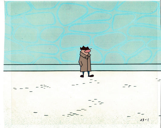 Sesame Street Cel and Drawing Detective Snake Production Cartoon The Coil Case Ivanick 1989 A-08