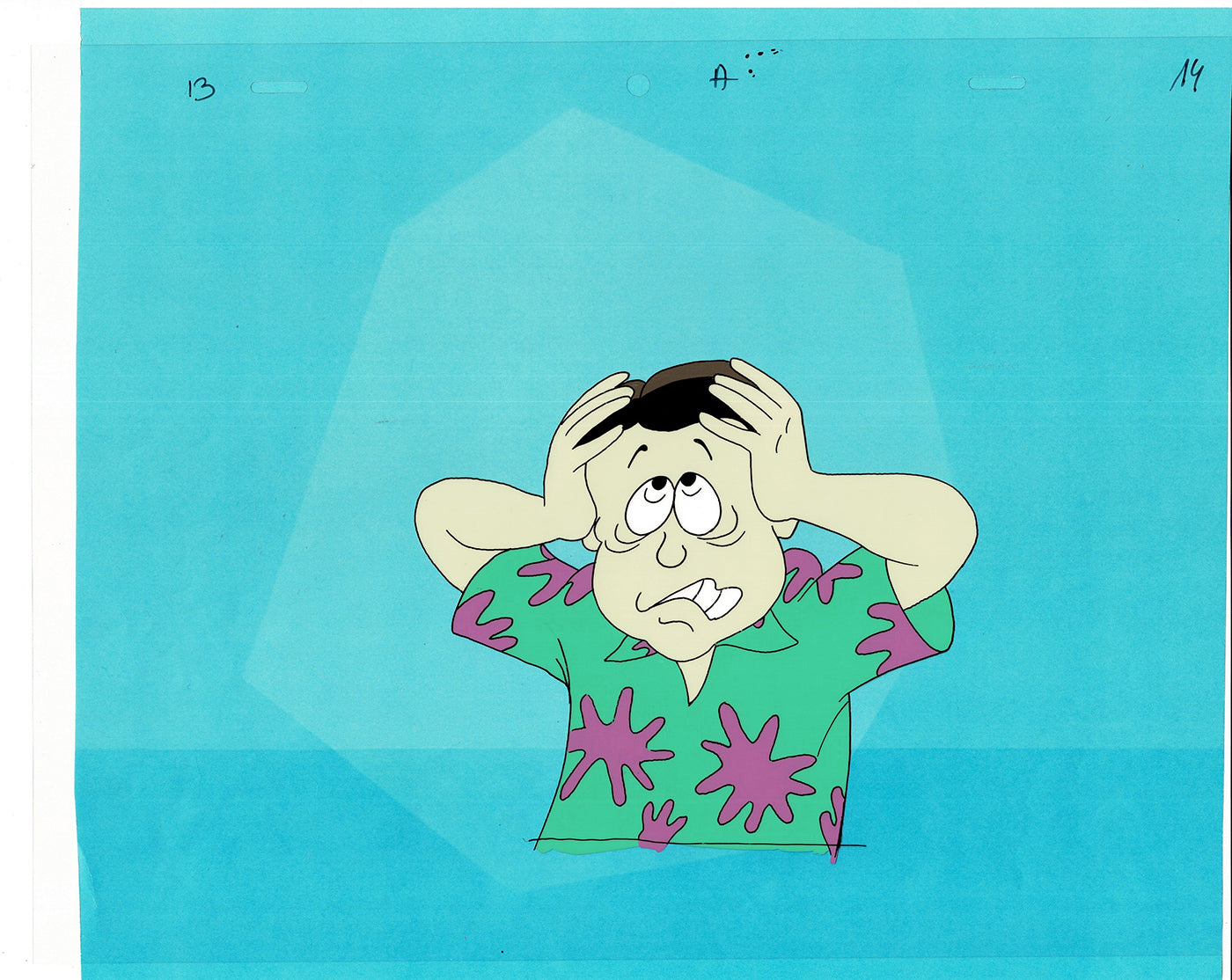 First Hawaiian Bank Commercial Production Animation Cel 2000s AB-8