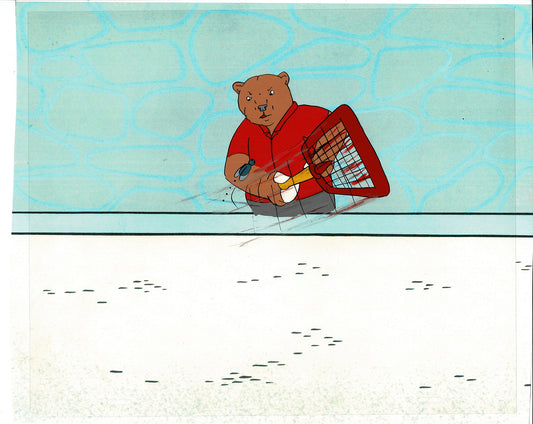 Bear and the Fly Cel and Drawing Production Animation Book by Paula Winter Cartoon by Daniel Ivanick 1985 C-08