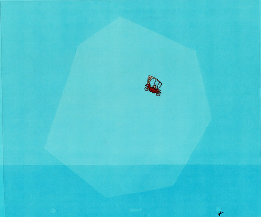 Mr Magoo Original Cartoon Production Animation Art Cel 1977 DePatie-Freleng Collectible Used On Screen s8