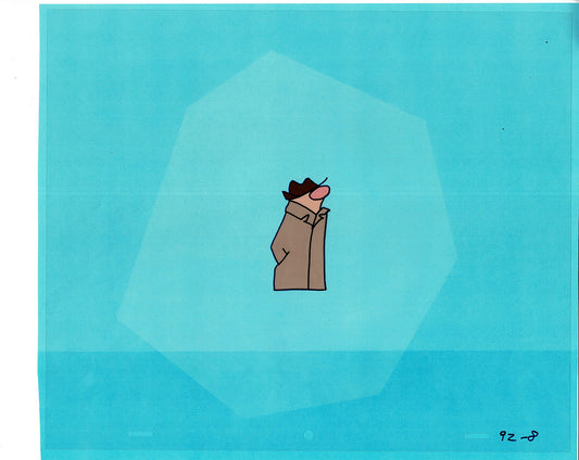 Sesame Street Cel and Drawing Detective The Heavyweight Production Cartoon Ivanick 1989 B-08