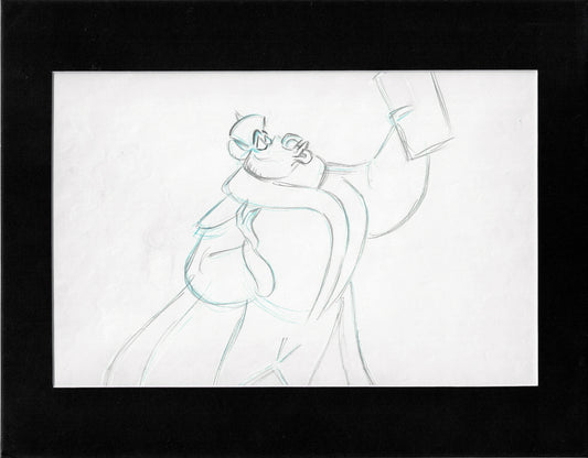 The Great Mouse Detective Ratigan Walt Disney Production Animation Drawing 1986 99
