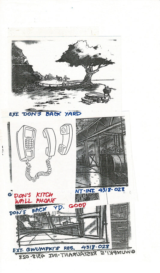 Quack Pack Disney TV Production Model Copy Flipper from Animator Wendell Washer's Estate 1996 9