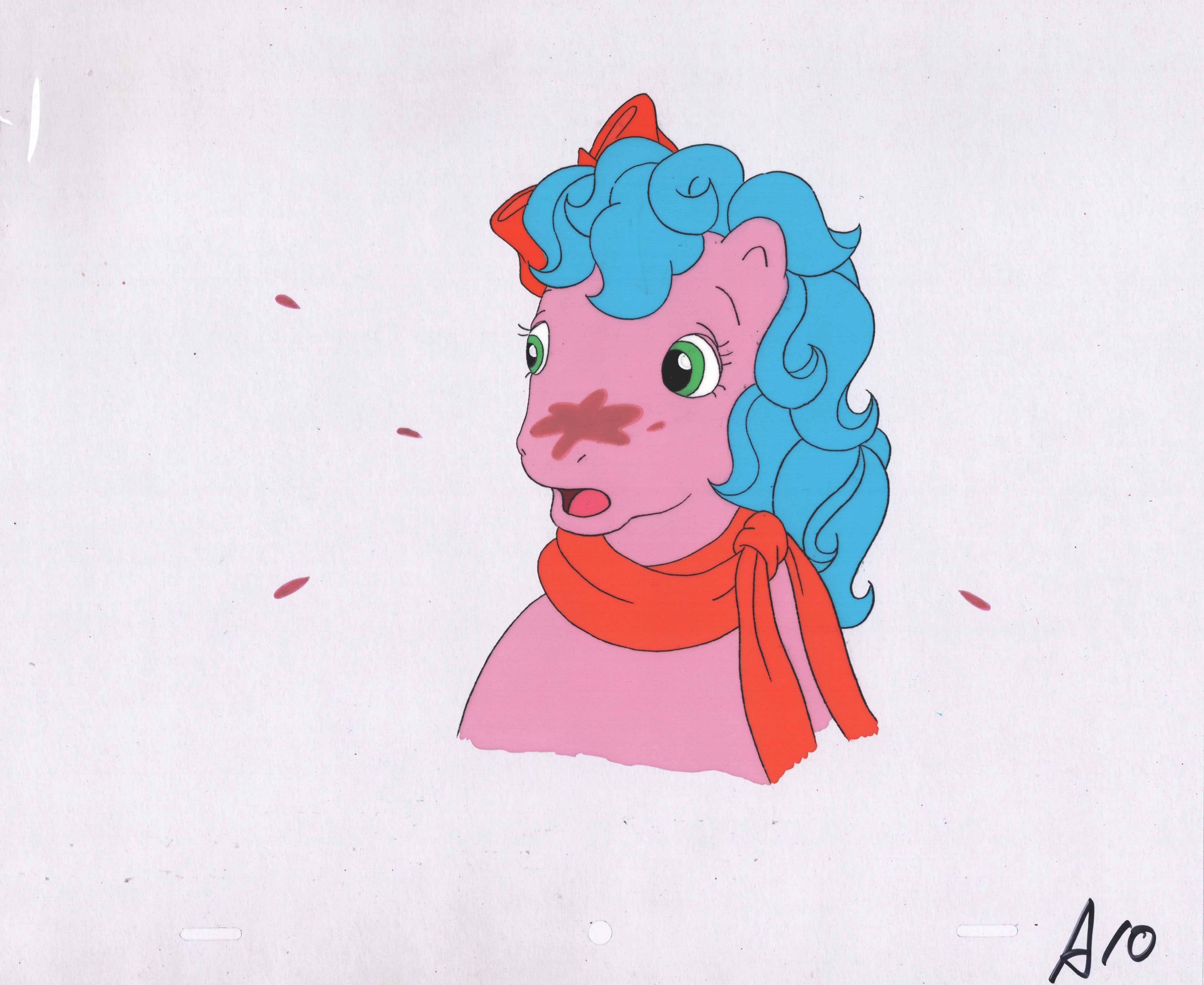 Sunbow Animation Style My Little Pony Original Production Animation Cel Hasbro Sunbow 1980s o ...