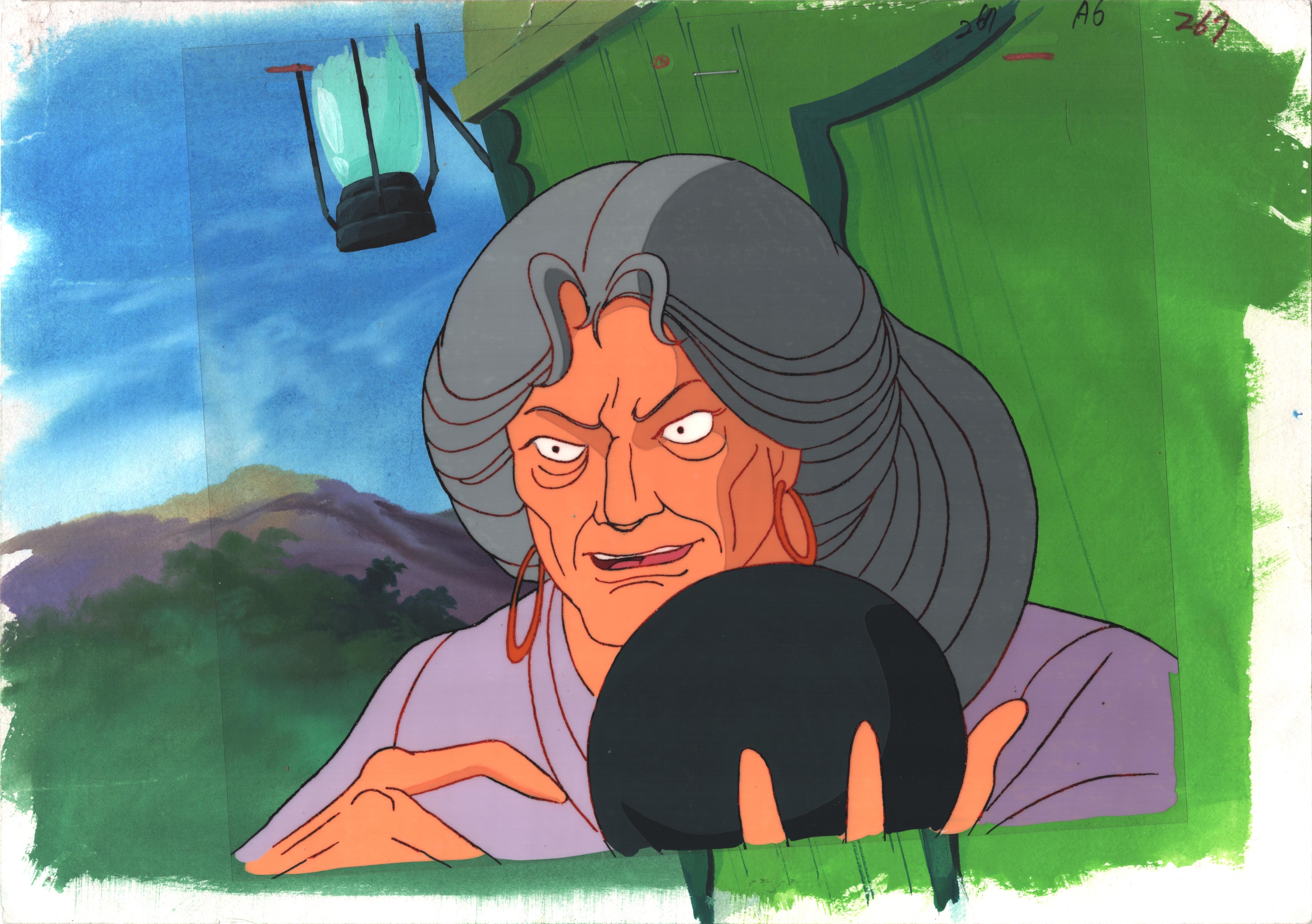 Rambo Original Production Animation Cel n Background OBG Ruby Spears 1 ...