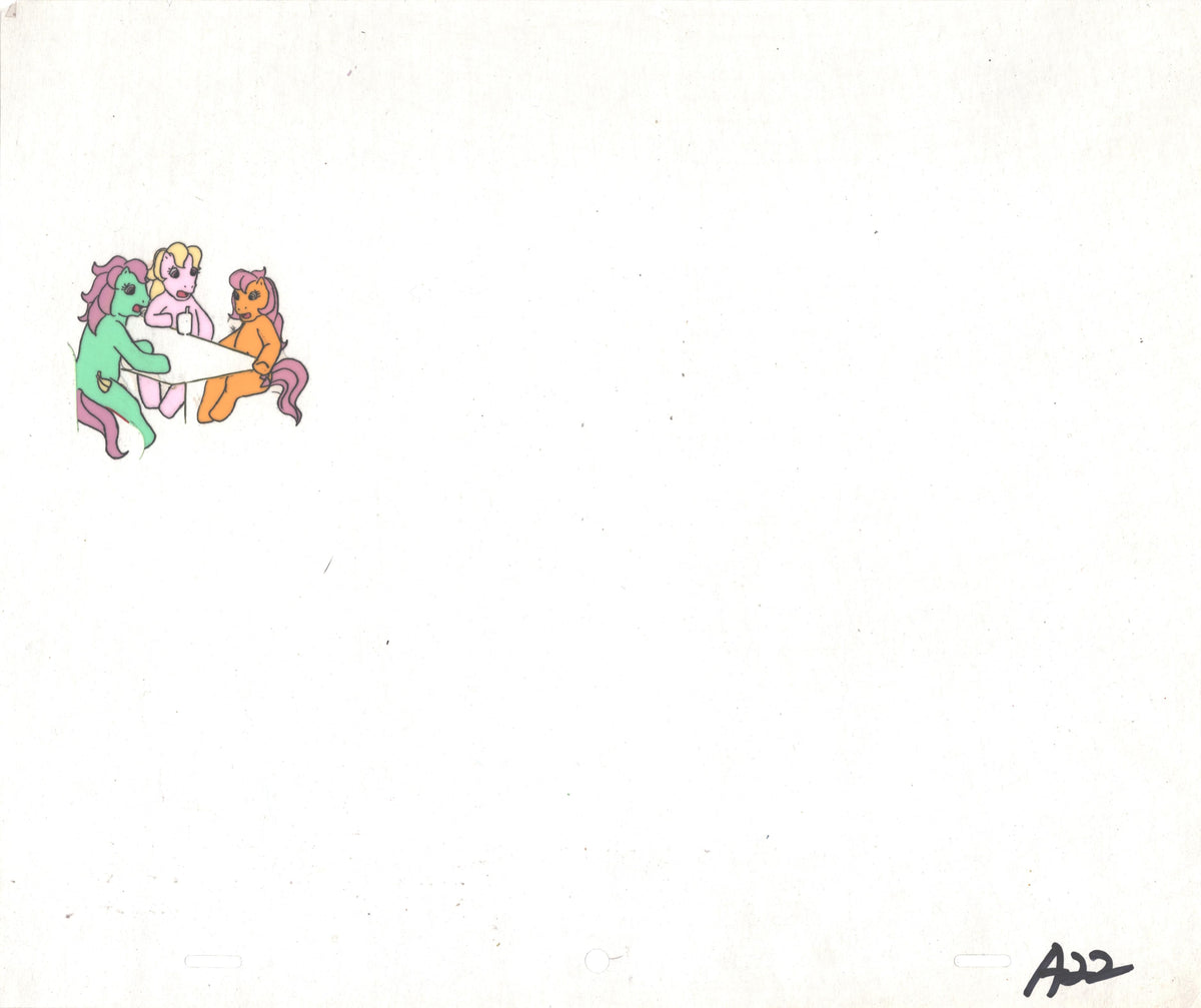 Sunbow Animation Style My Little Pony Original Production Animation Cel Hasbro Sunbow 1980s o ...