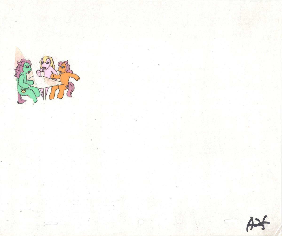 Sunbow Animation Style My Little Pony Original Production Animation Cel Hasbro Sunbow 1980s o ...
