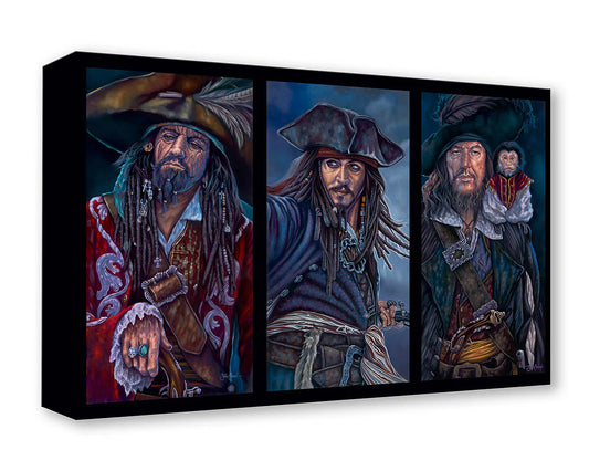 Pirates Jack Sparrow Walt Disney Fine Art Dom Corona Limited Edition of 1500 Treasures on Canvas Print TOC "A Pirate's Life for Me"