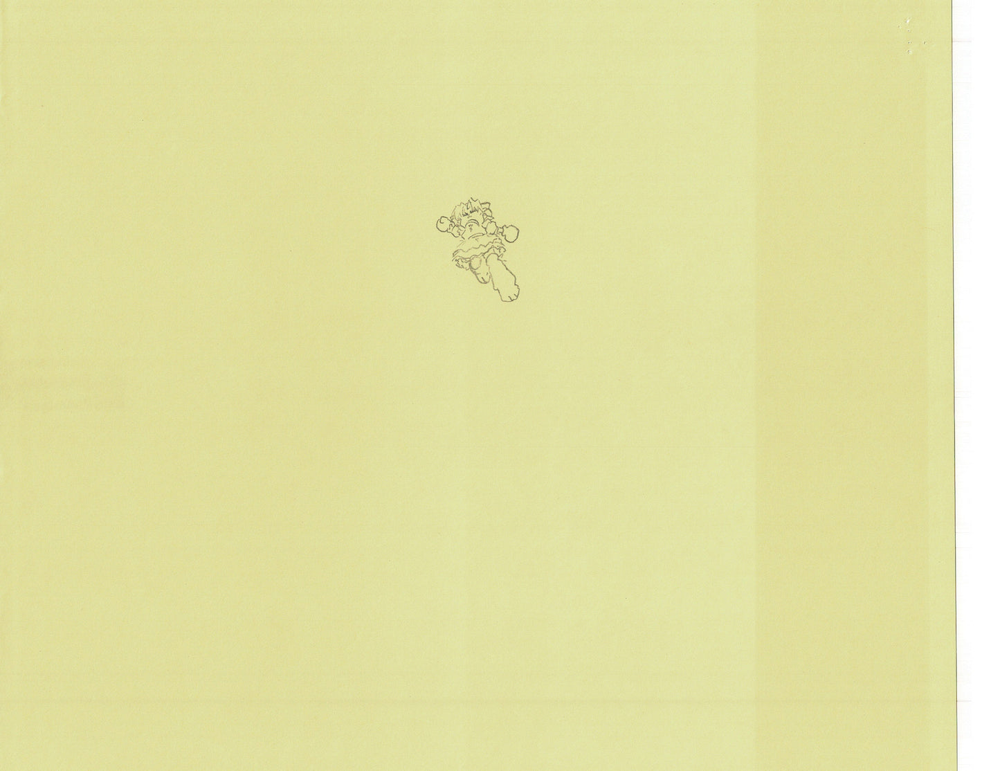 Excel Saga Anime Lot of 2 Production Animation Cel Drawings 2000 AE-23