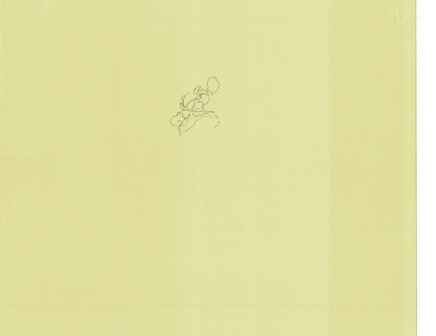 Excel Saga Anime Lot of 2 Production Animation Cel Drawings 2000 AE-23