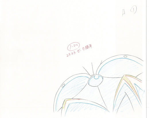 Excel Saga Anime Lot of 2 Production Animation Cel Drawings 2000 AE-47