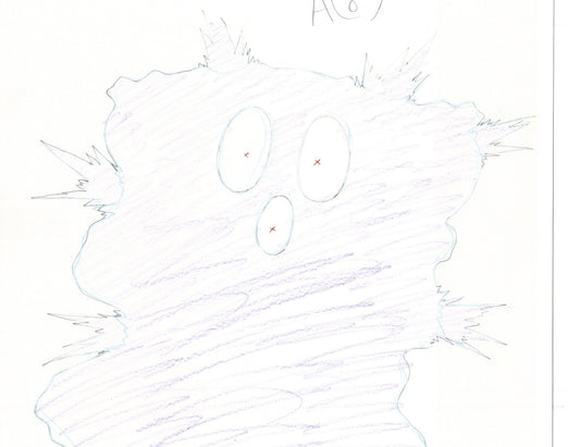 Excel Saga Anime Lot of 2 Production Animation Cel Drawings 2000 BE-19