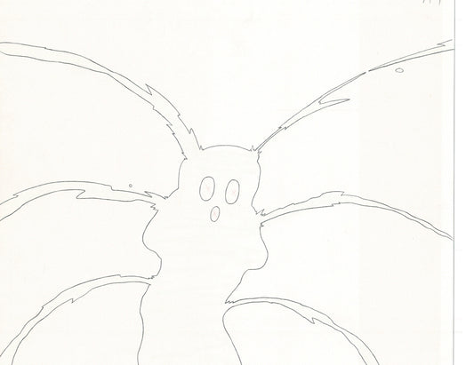 Excel Saga Anime Lot of 2 Production Animation Cel Drawings 2000 BE-39