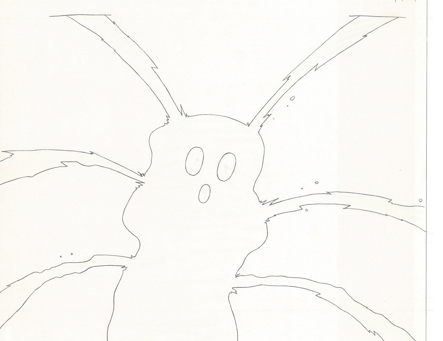 Excel Saga Anime Lot of 2 Production Animation Cel Drawings 2000 BE-41