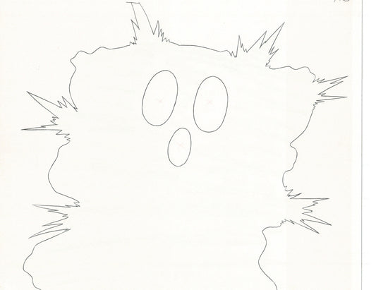 Excel Saga Anime Lot of 2 Production Animation Cel Drawings 2000 BE-49