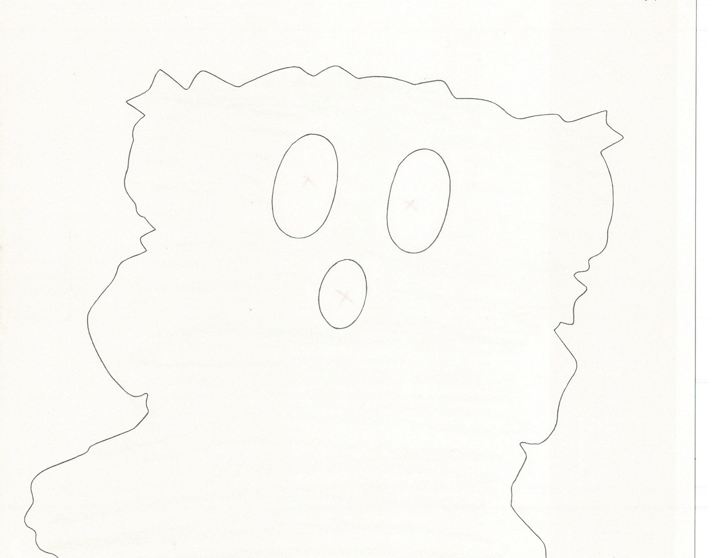 Excel Saga Anime Lot of 2 Production Animation Cel Drawings 2000 BE-51